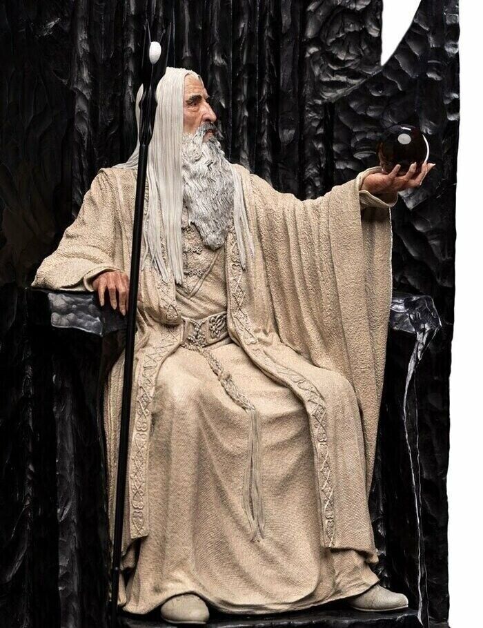 The Lord of the Rings Saruman the White on Throne 1:6 Scale Statue  [WET03269]