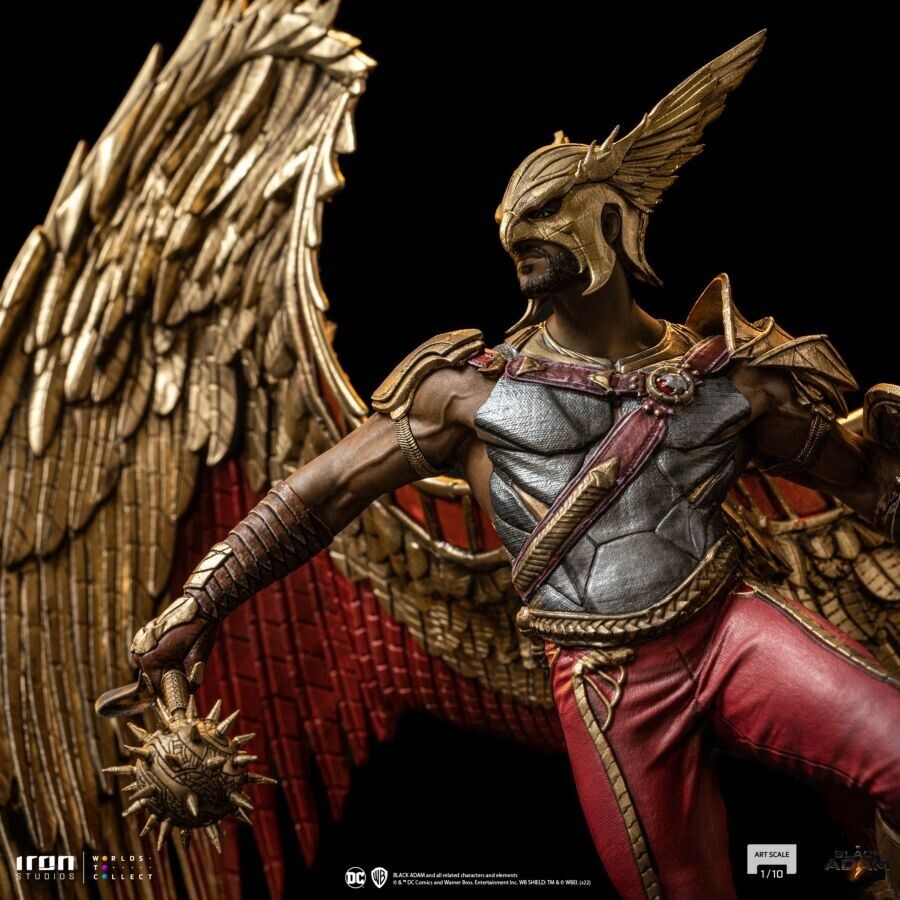 Black Adam - Hawkman 1:10 Scale Statue - NEW Limited Stock Out Now