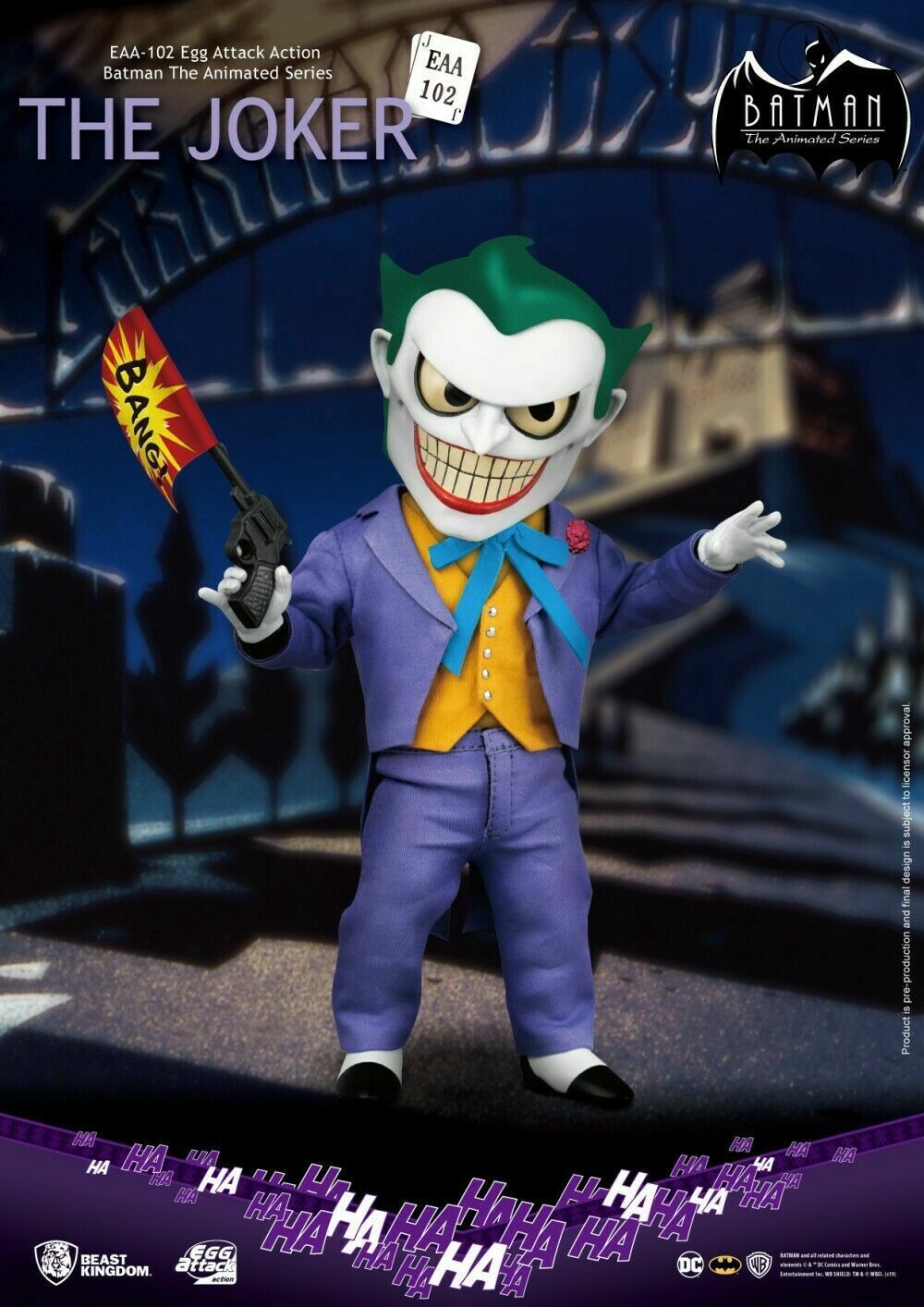 Batman the Animated Series: The Joker Egg Attack Action Figure - Beast Kingdom