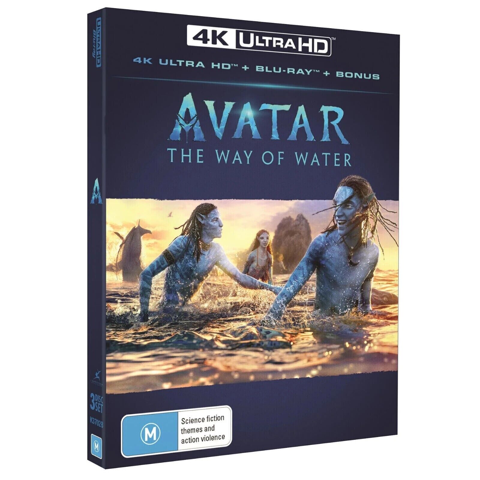 BRAND NEW Avatar : The Way Of Water (4K UHD Blu-Ray, 2023) Movie James Cameron
