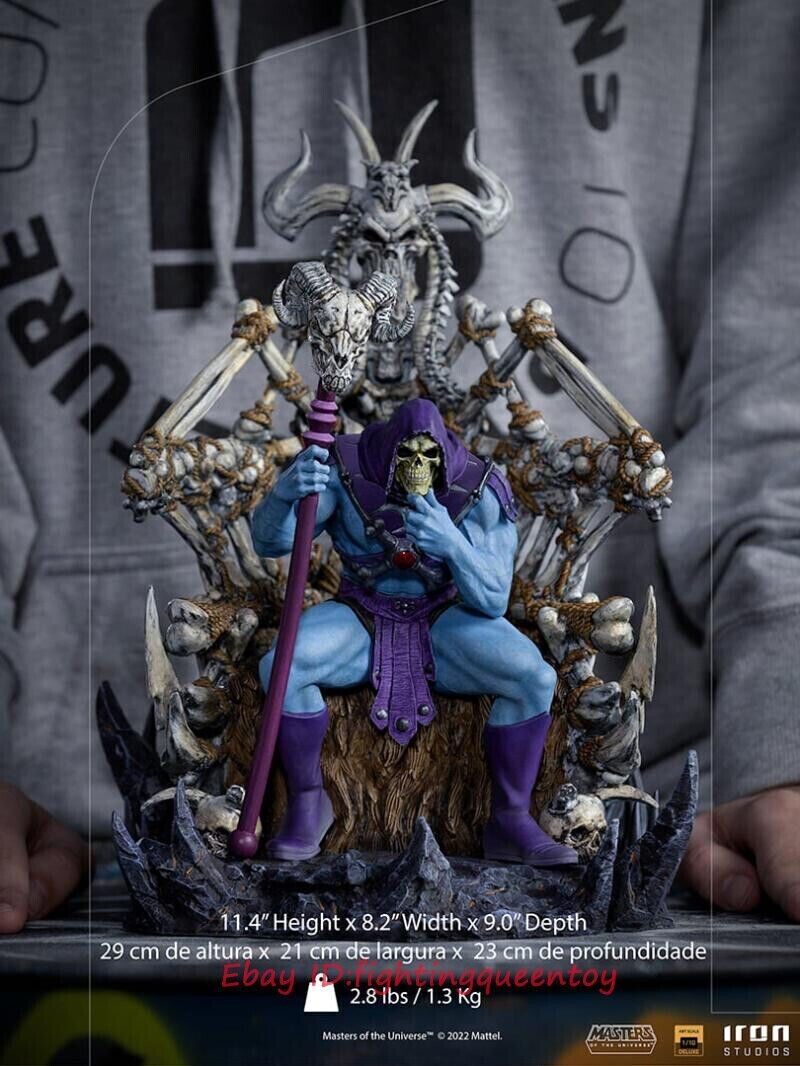 Skeletor on Throne Deluxe – Masters of the Universe IRON STUDIOS 1/10