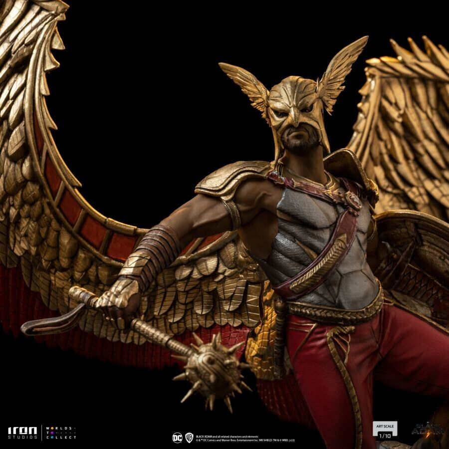 Black Adam - Hawkman 1:10 Scale Statue - NEW Limited Stock Out Now