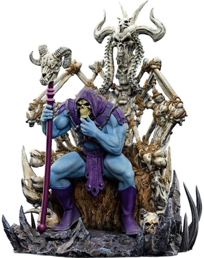 Skeletor on Throne Deluxe – Masters of the Universe IRON STUDIOS 1/10