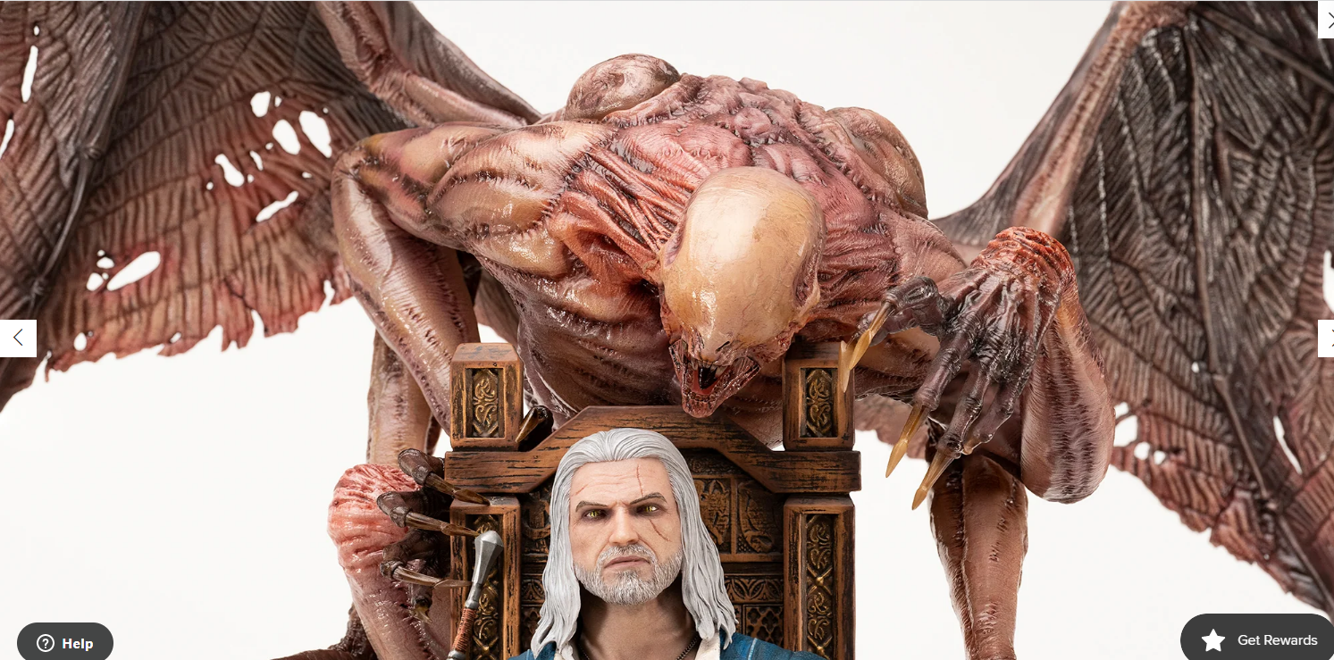 The Witcher 3: Wild Hunt - Geralt 1:4 Scale Statue Pre Order November 2023