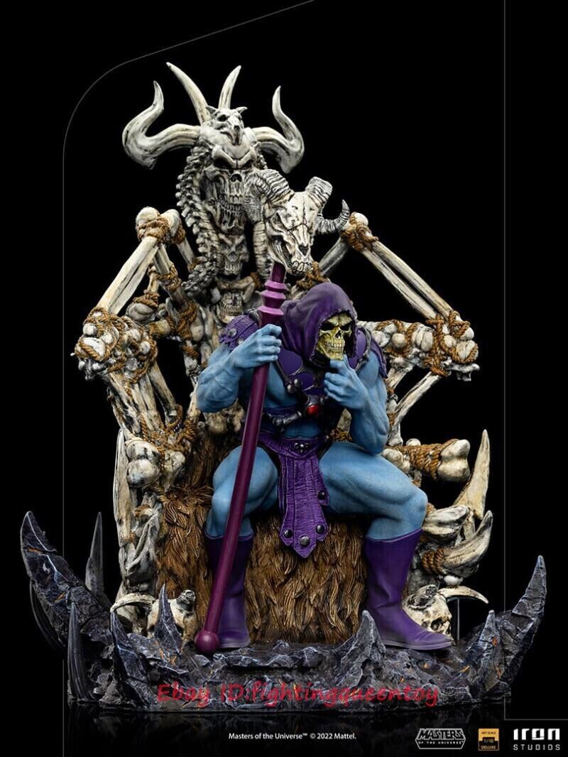 Skeletor on Throne Deluxe – Masters of the Universe IRON STUDIOS 1/10