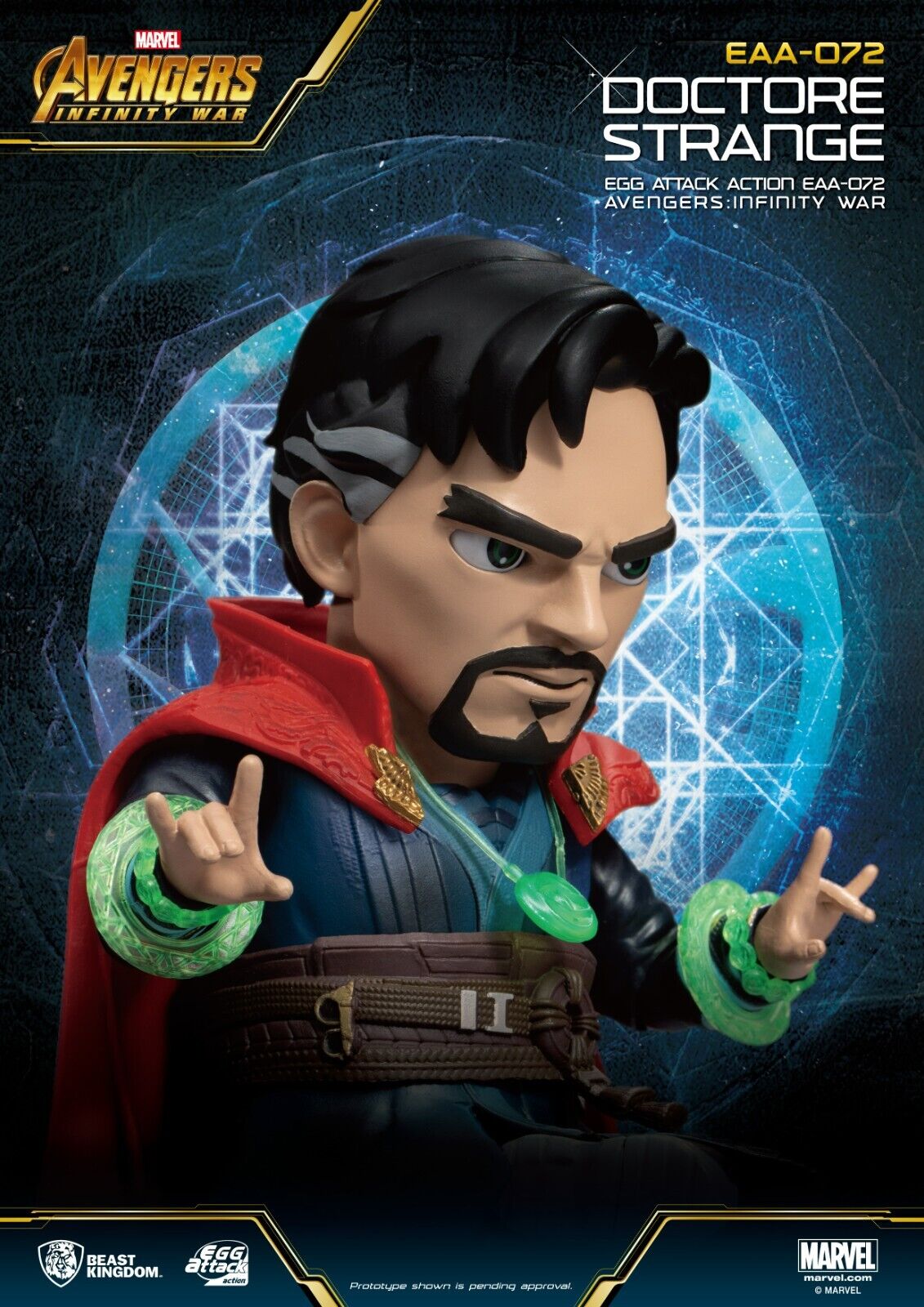 Beast Kingdom Egg Attack Action Avengers Infinity War Doctor Stran - NEW