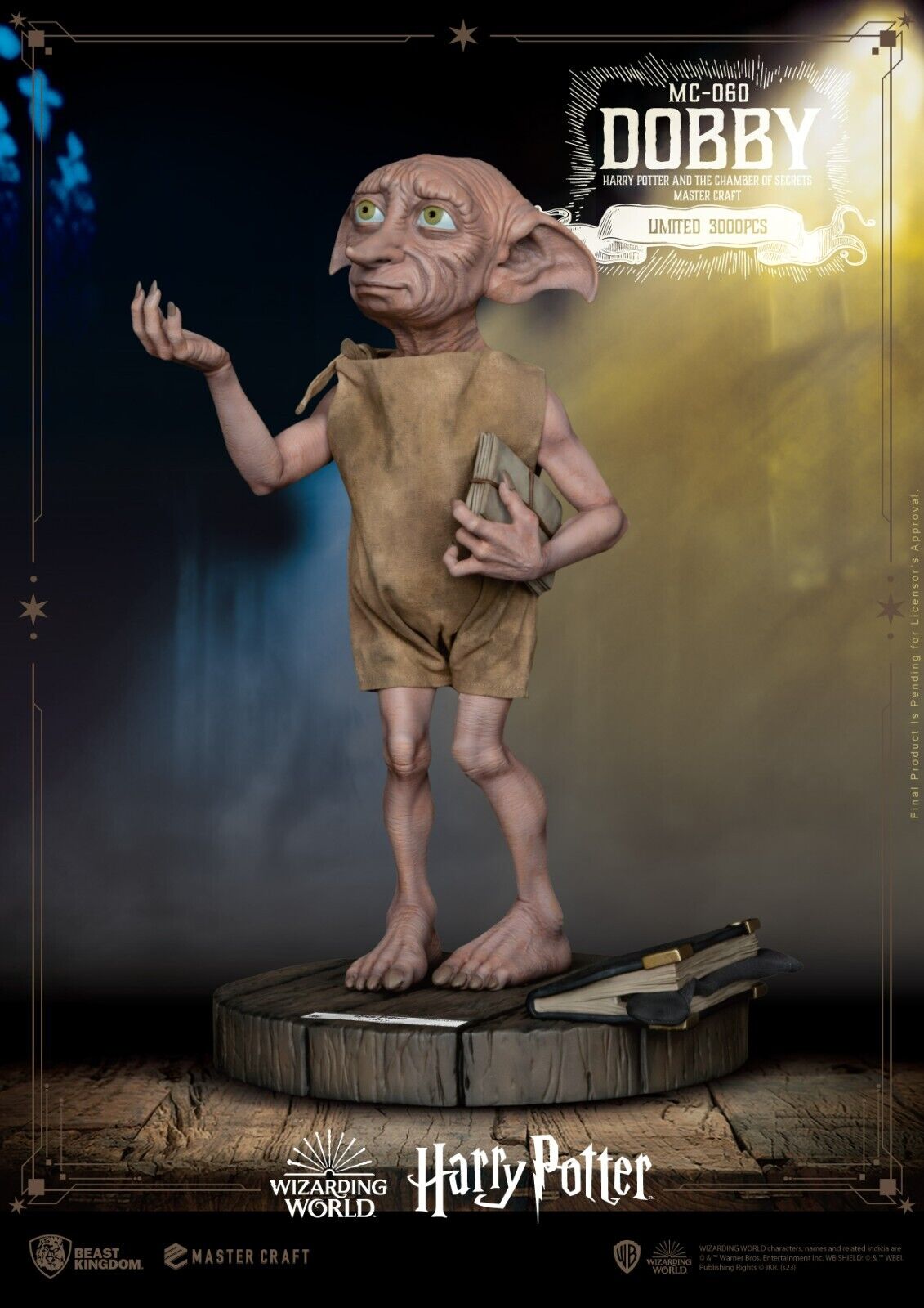 Harry Potter and the Chamber of Secrets Master Craft Dobby Limited Edition NEW