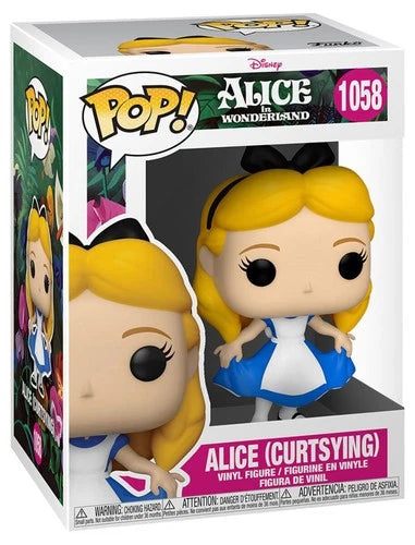 Funko Pop! Alice in Wonderland figure packaging with character illustration