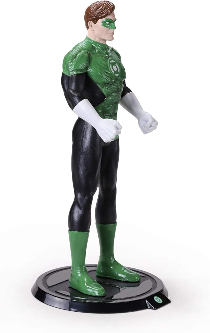 Green Lantern figurine on a white background