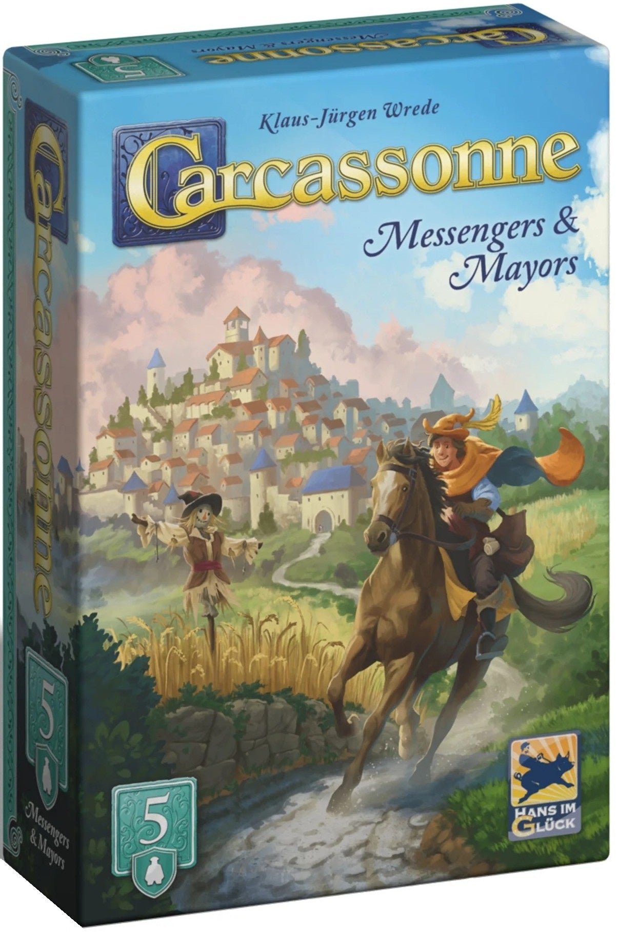 Carcassonne-Expansion-5-Messenger-and-Mayor-2025 Redesign-Board-Games-Vault-Collectables-Inner-West-Sydney