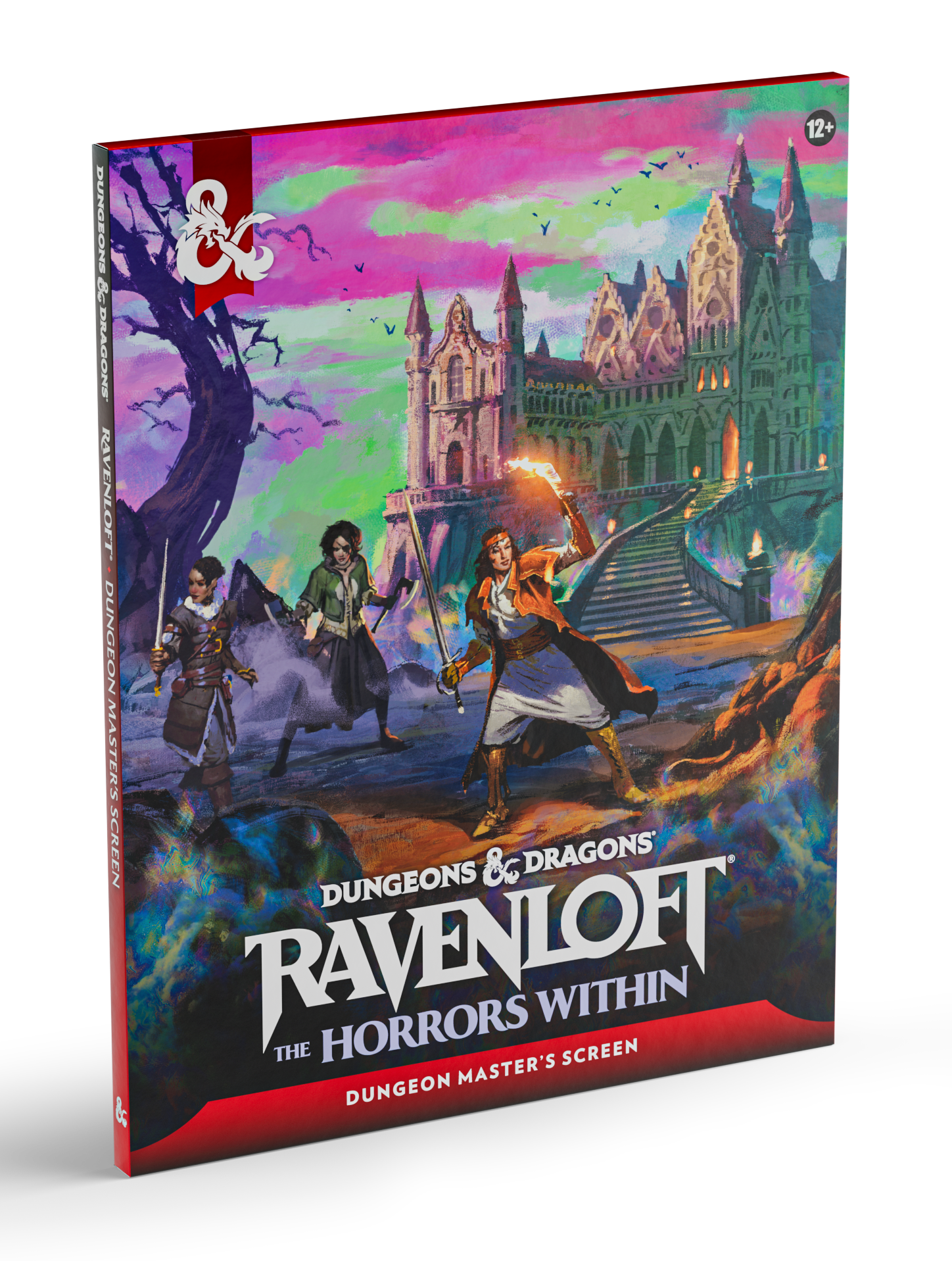 Dungeons & Dragons Ravenloft The Horrors Within game box with characters and castle illustration.