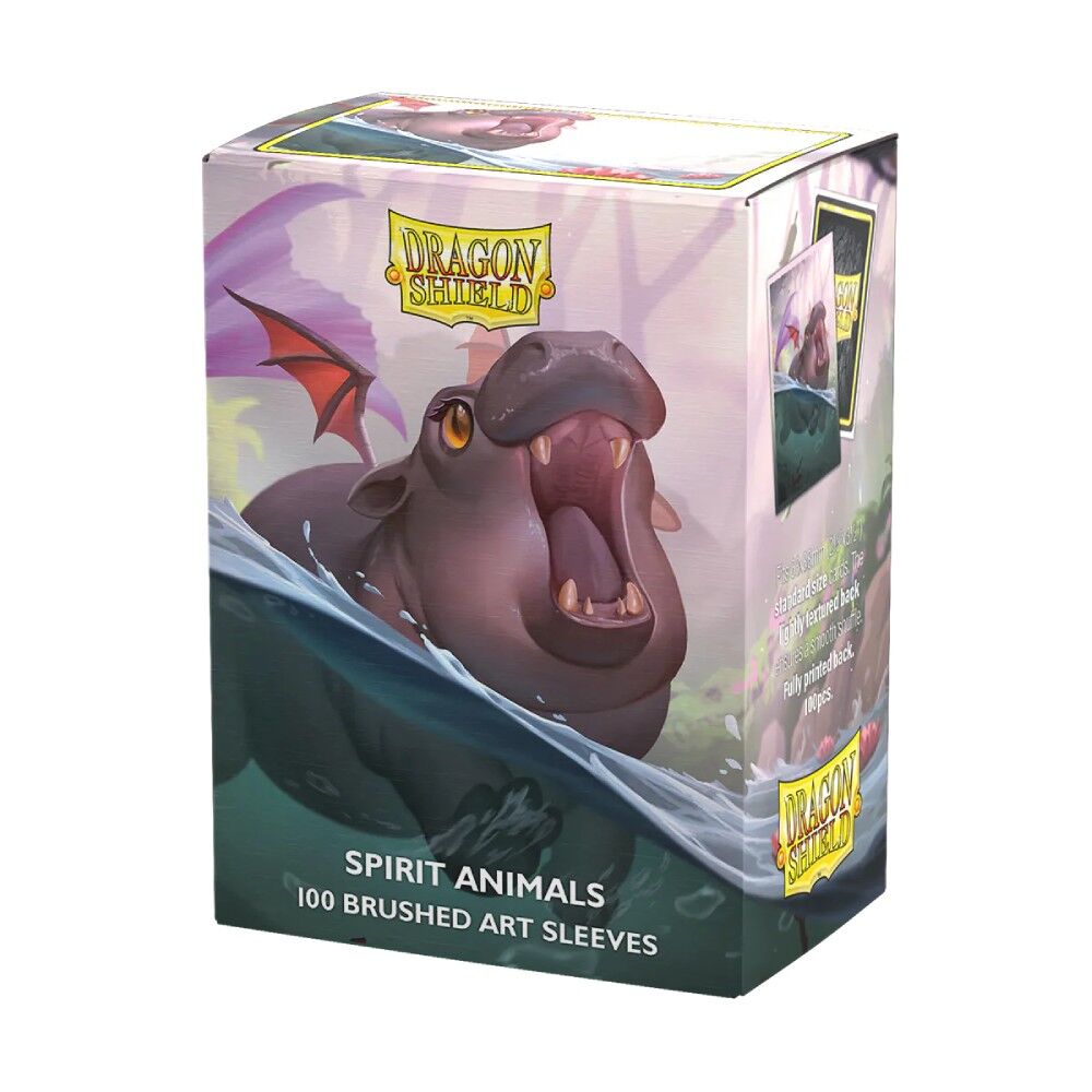 Dragon Shield Spirit Animals card sleeves packaging with a dragon illustration on a white background
