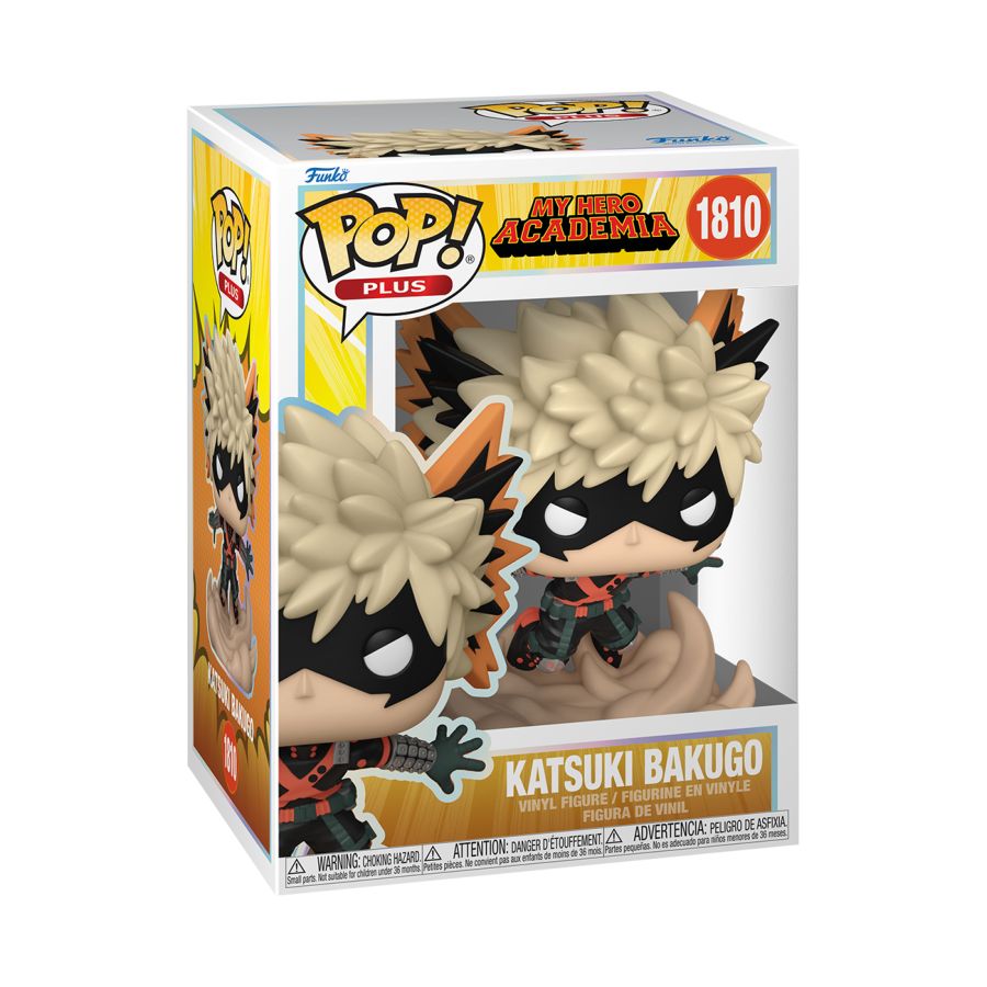 Funko Pop! vinyl figure packaging of Katsuki Bakugo from My Hero Academia