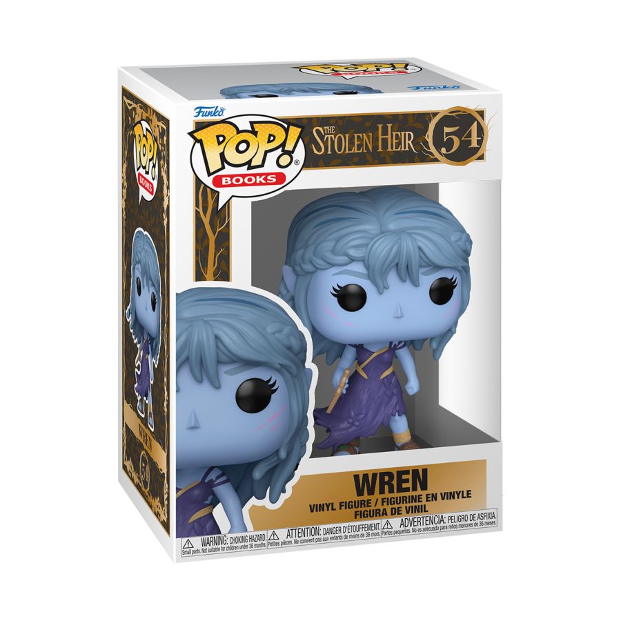 Funko Pop! vinyl figure packaging for Wren from 'The Stolen Heir' with visible branding.