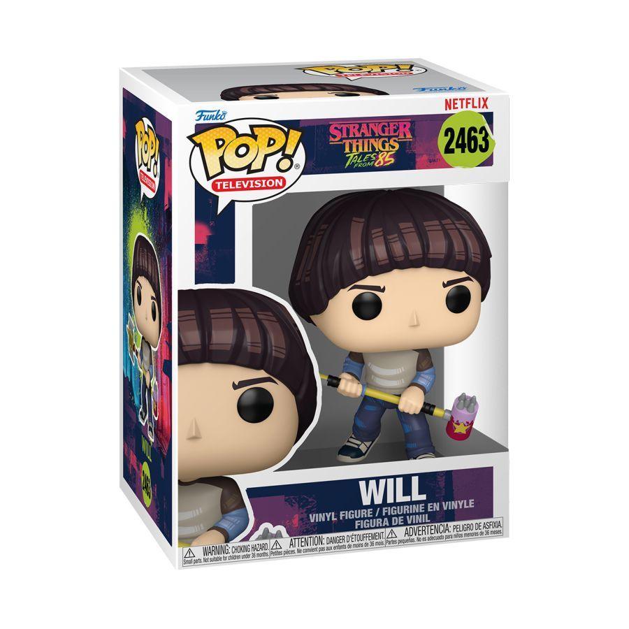 Funko Pop! vinyl figure packaging of Will from Stranger Things with Netflix branding.