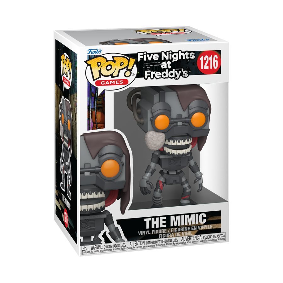 Funko Pop! packaging for 'Five Nights at Freddy's' with The Mimic figure