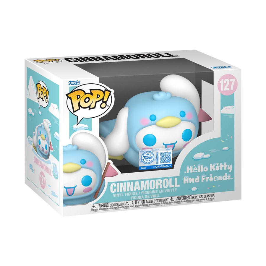 Funko Pop! vinyl figure in packaging with Cinnamoroll branding