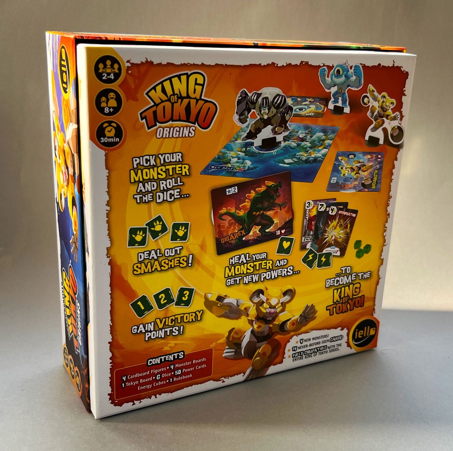 King of Tokyo board game box on a neutral background