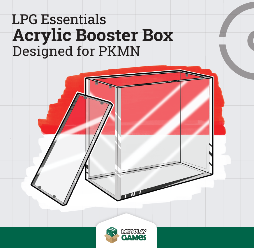 booster box dimensions pokemon LPG Essentials Acrylic Protector Products:Booster Box Faerie and press the openings Pichu Bros. (PCG Promos