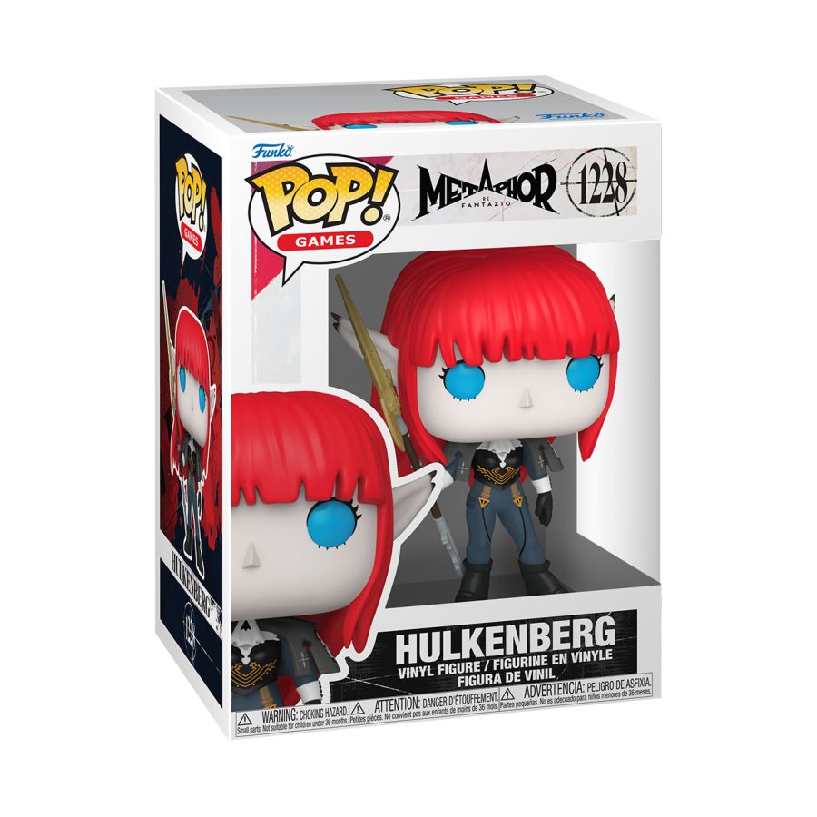 Funko Pop! vinyl figure packaging with red hair character