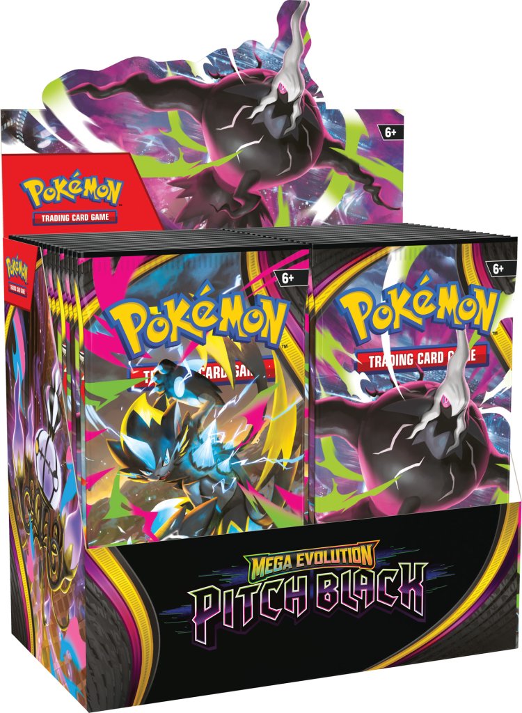 Pokmon TCG: Mega Evolution Pitch Black Booster - Pre-order July 17th Pokmon TCG: Mega Evolution Pitch Black Booster - Pre-order July 17th