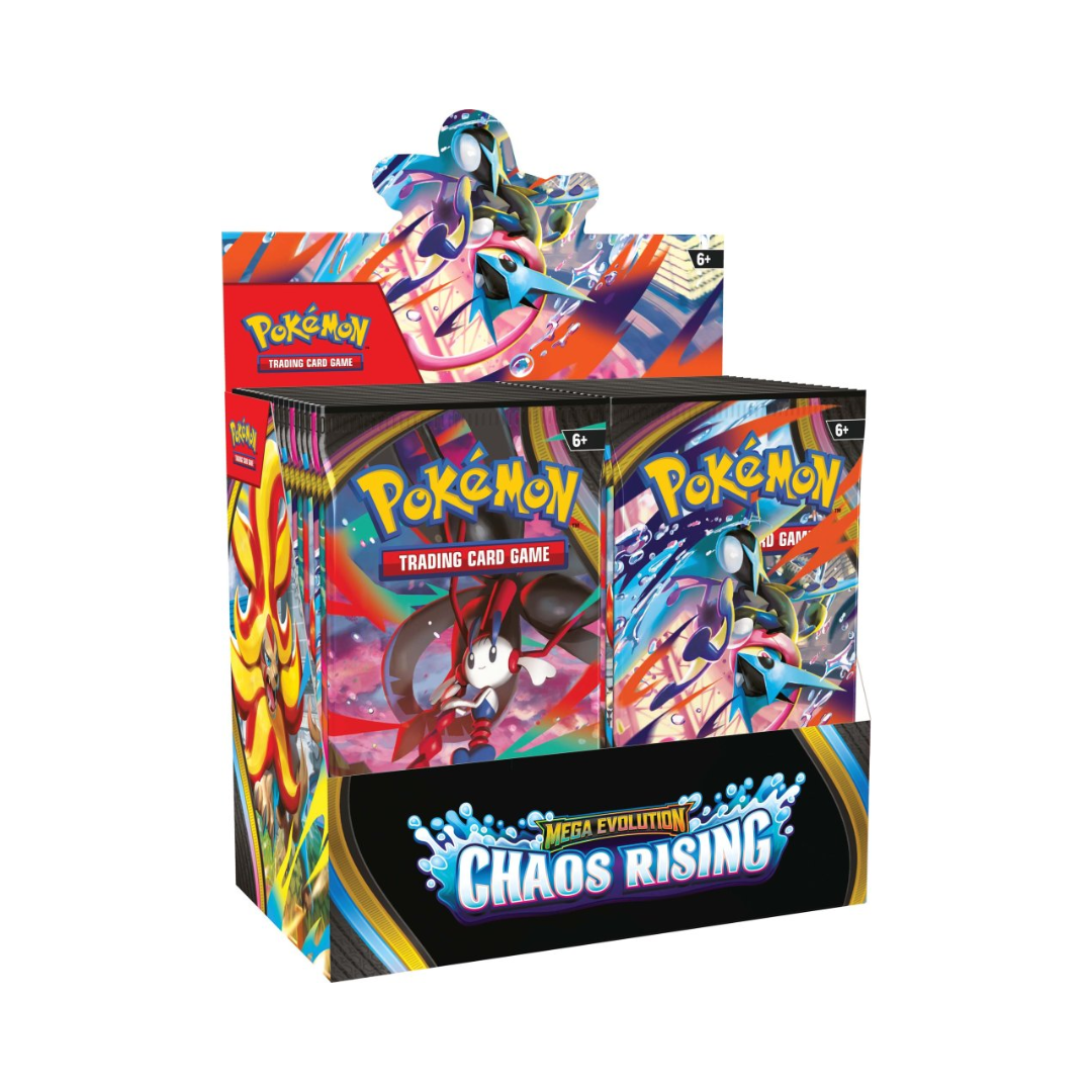 pokemon dragon vault booster box Pokémon TCG: Mega Evolution Chaos Rising Booster