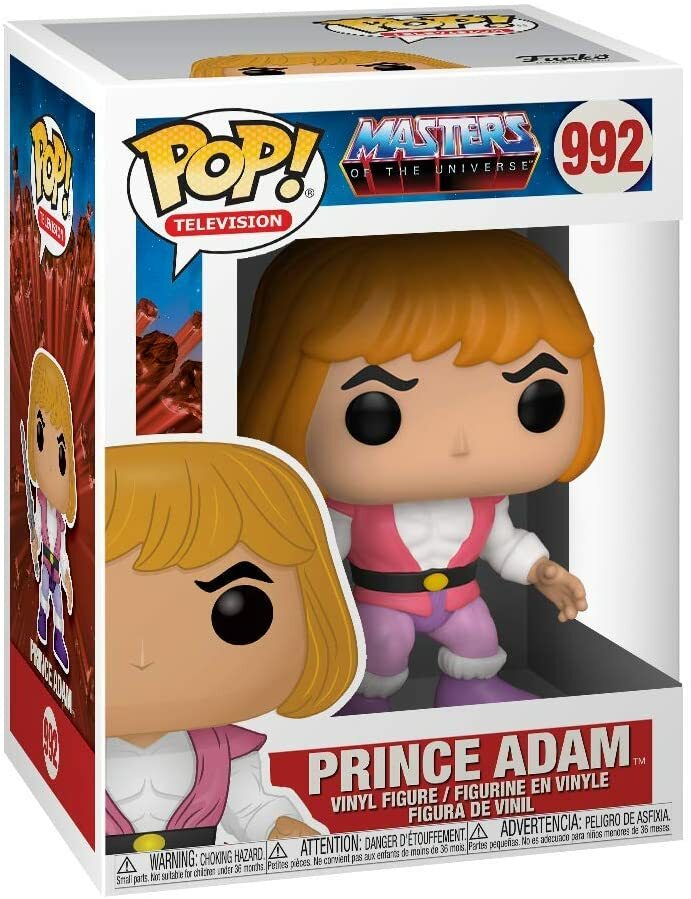 Prince Adam, from the series Masters of the Universe. Prince Adam - POP Vinyl Figure. 