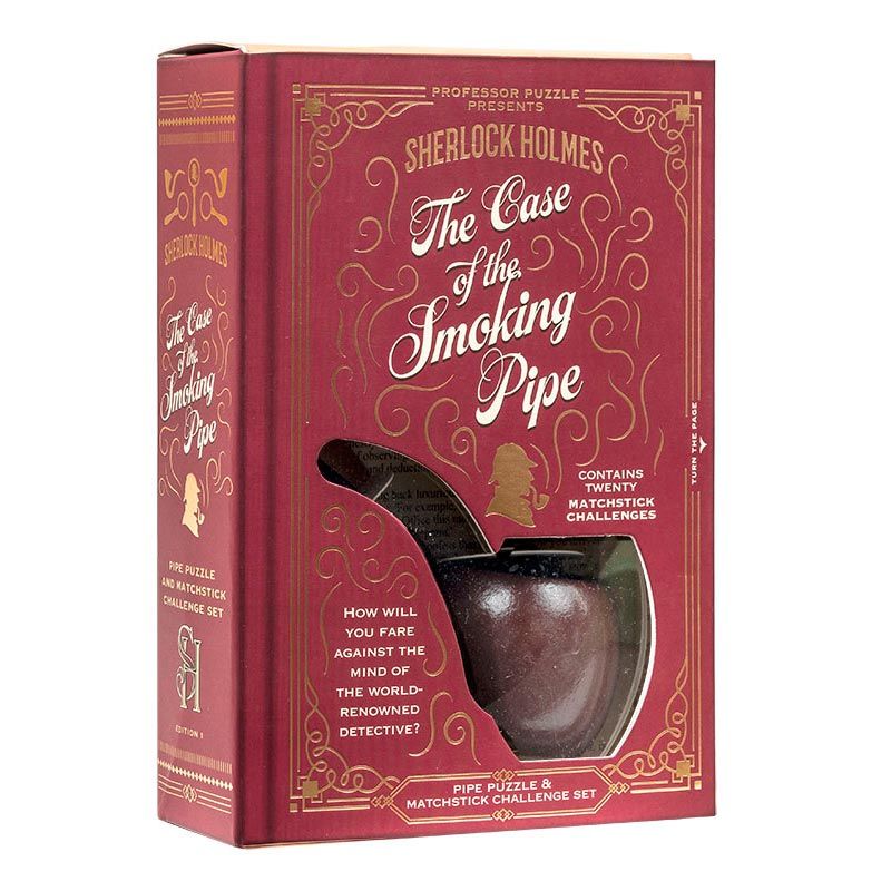 Puzzle - Sherlock Holmes Smoking Pipe. The Red Front cover is displayed with the pipe in a small item window. 