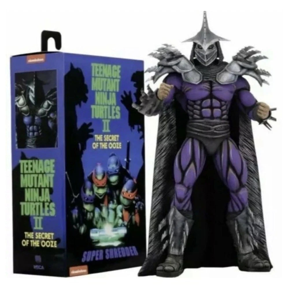 Action figure of a character from Teenage Mutant Ninja Turtles II with packaging