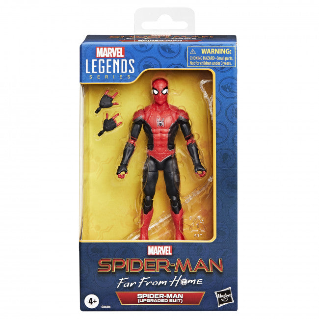 Marvel Legends Spider-Man action figure in packaging on a white background
