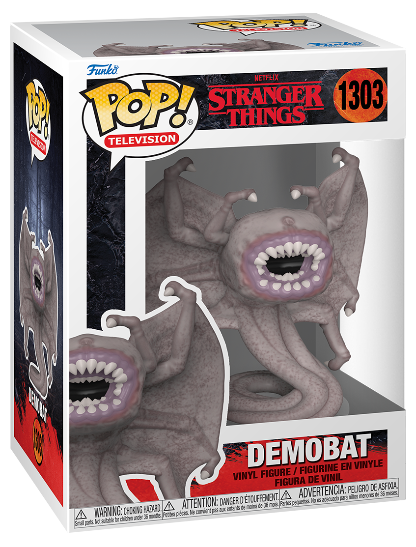 Funko Pop! Demobat figure packaging from Stranger Things. Stranger Things Demobat Pop! Vinyl