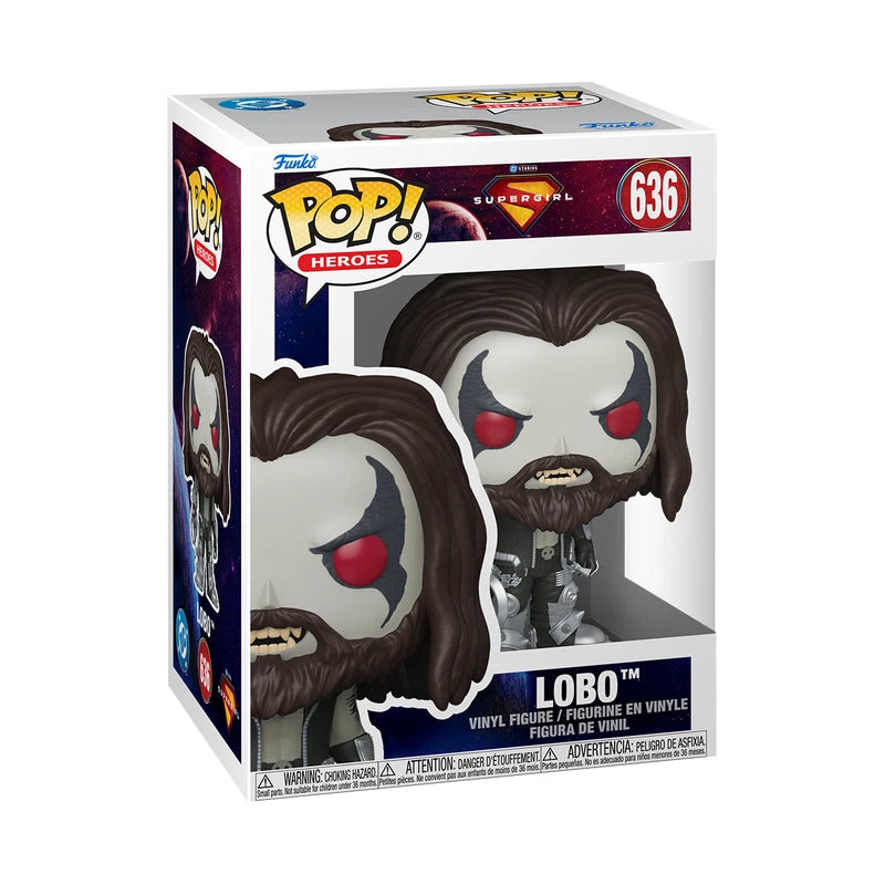 Funko Pop! Lobo vinyl figure packaging on a white background