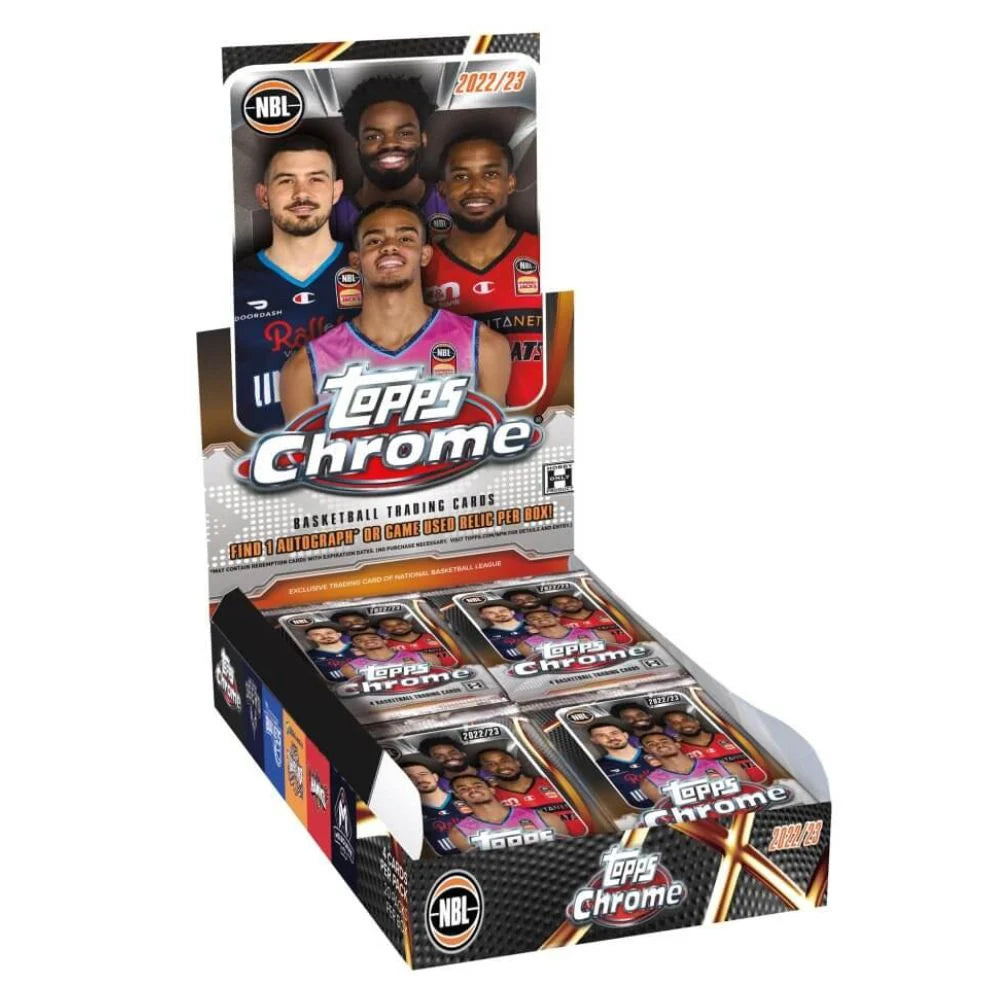 basketball cards booster box Topps Chrome NBL Basketball Trading Cards Booster Box
