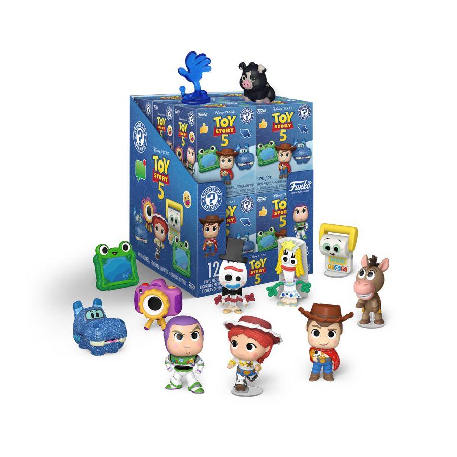Funko branded packaging with blue mini boxes in case