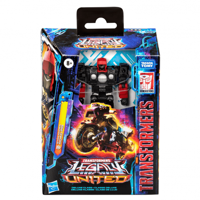 Transformers toy figure in packaging with visible branding