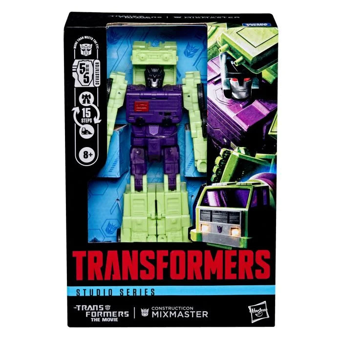 Transformers action figure packaging with character images and branding.