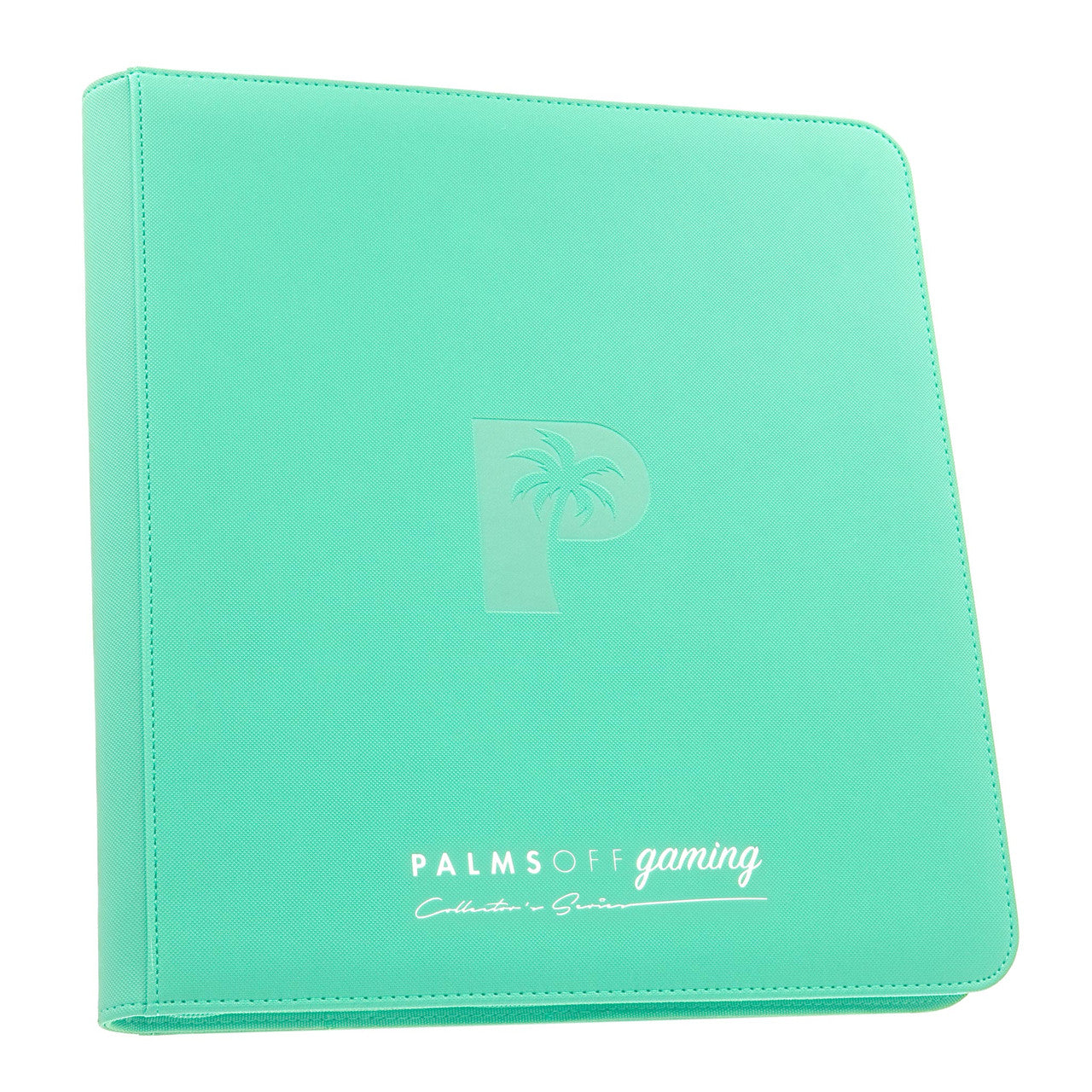 mint green binder card Collector's Series 12 Pocket Zip Trading Card Binder
