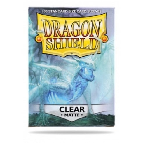 Dragon Shield card sleeves packaging with a dragon illustration on a white background