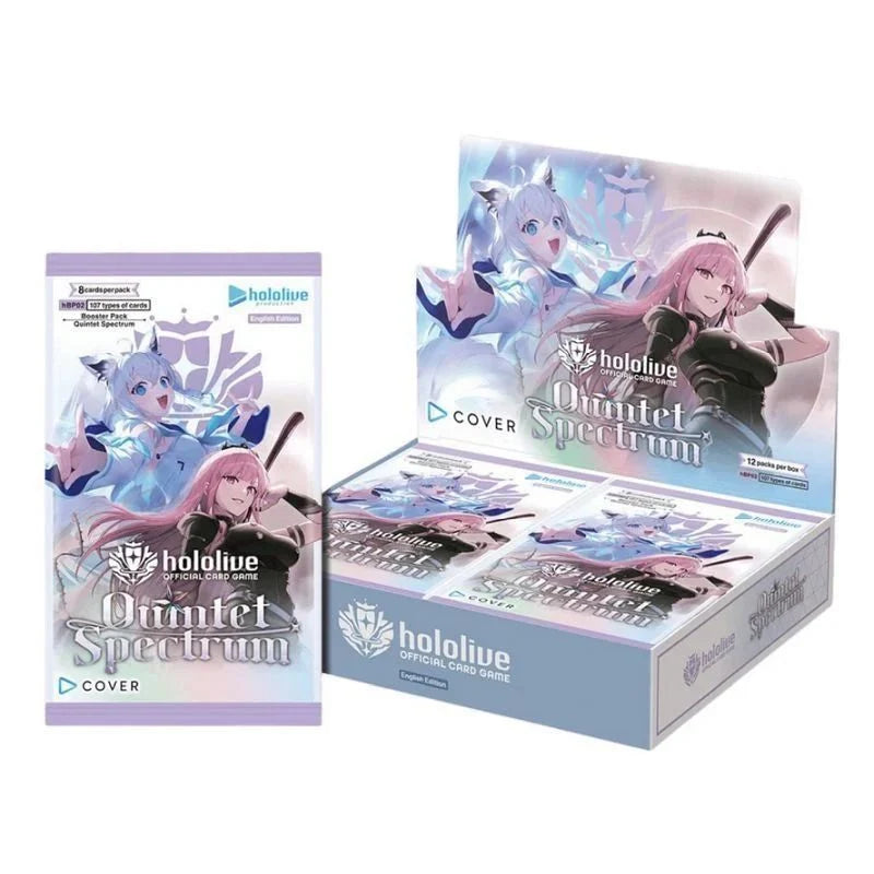 Hololive Omnitet Spectrum product packaging on a white background