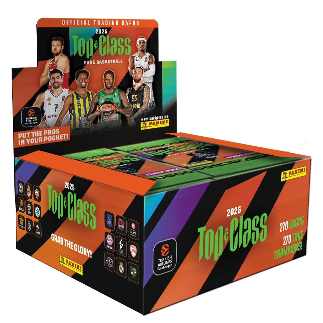 basketball booster box Panini Top Class Pure Basketball 2025 Turkish Airline Euro League Trad