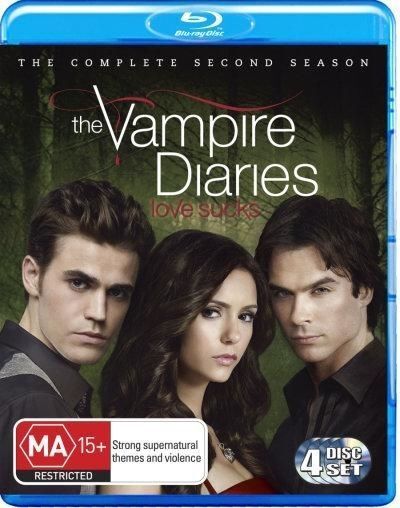The Vampire Diaries : Season 2 (Blu-ray,4-Disc Set) NEW