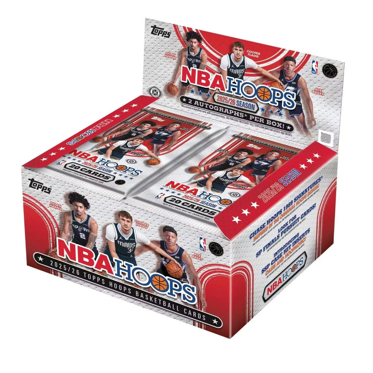 Topps 2025/2026 NBA Hoops Basketball Hobby Jumbo Box