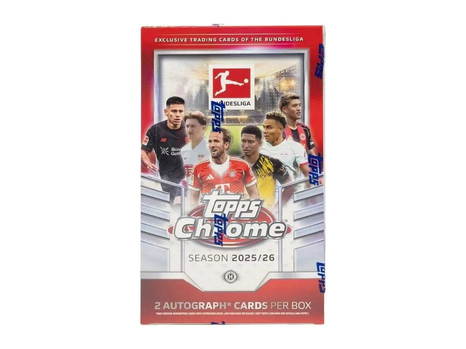 Trading card pack with football players on a white background